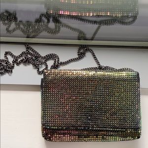 Metallic chainmail purse